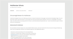 Desktop Screenshot of holzfenster-schutz.de