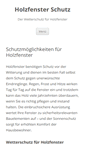 Mobile Screenshot of holzfenster-schutz.de